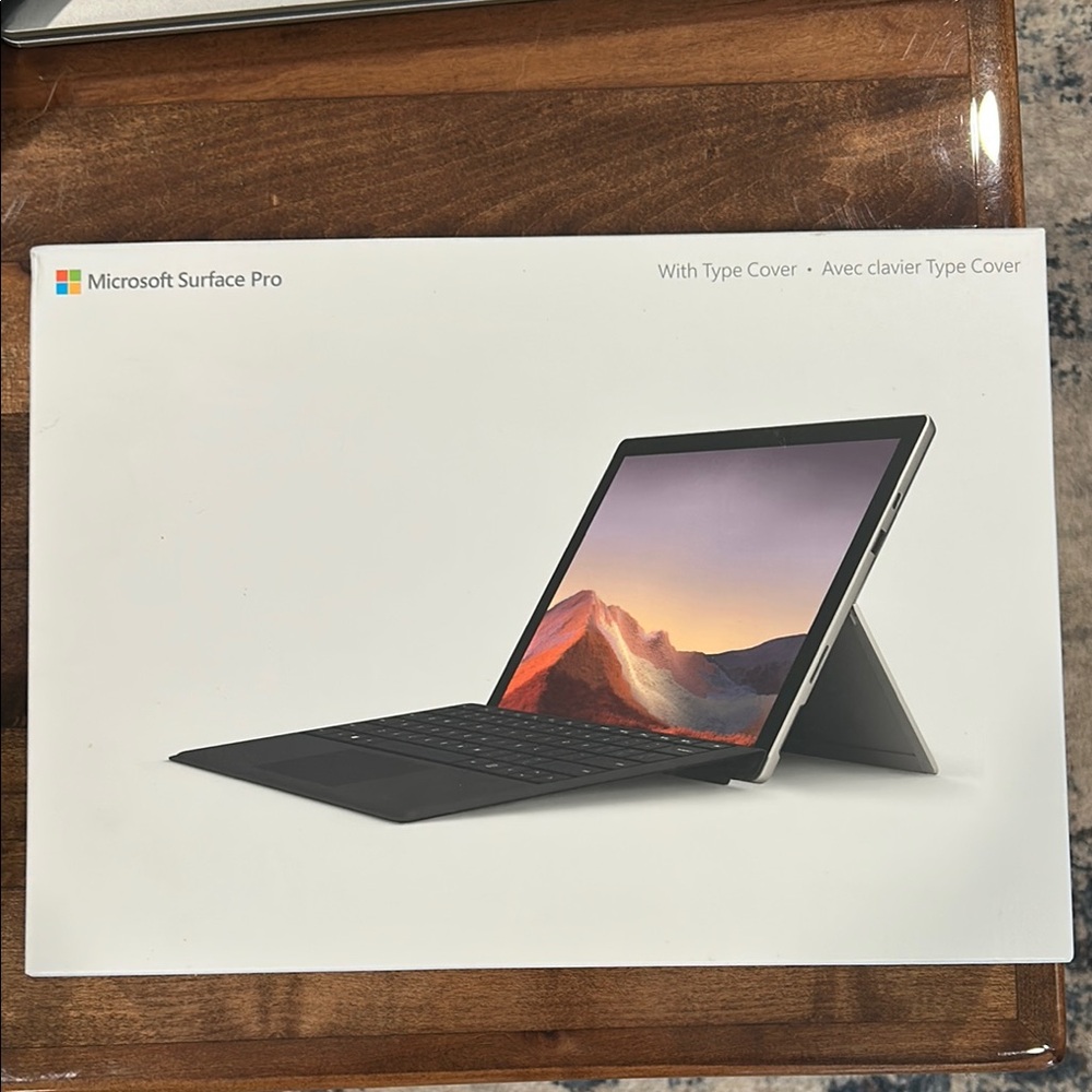 Microsoft Surface Pro 7, keyboard, case, pen, and charger